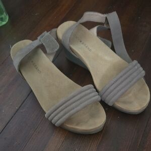 Lucky Brand‎ Gray Wedge Shoes